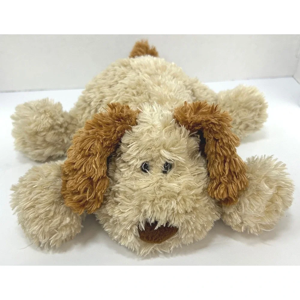 Gund Gibson Kidcore Shaggy Dog Plush 13 Inch Y2K Soft Toy Brown Cream Puppy